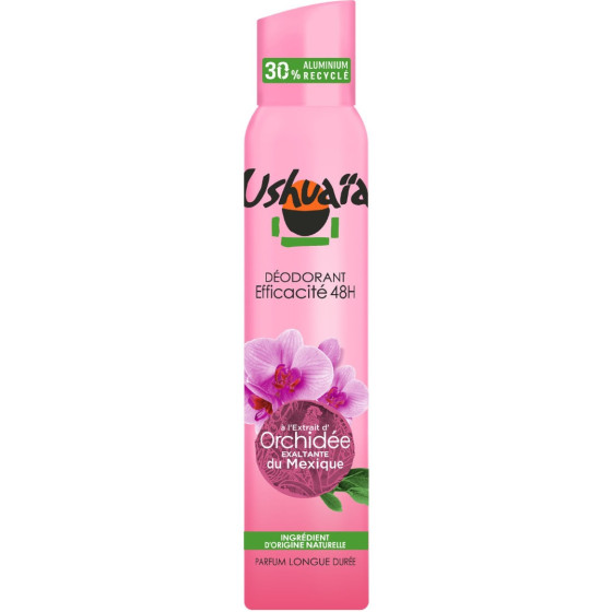 DÉODORANT SPRAY USHUAÏA ORCHIDÉE 200ML