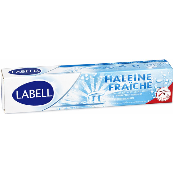 DENTIFRICE HALEINE FRAICHE LABELL 75ML
