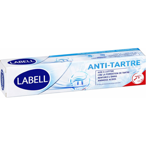 DENTIFRICE ANTI TARTRE LABELL 75ML