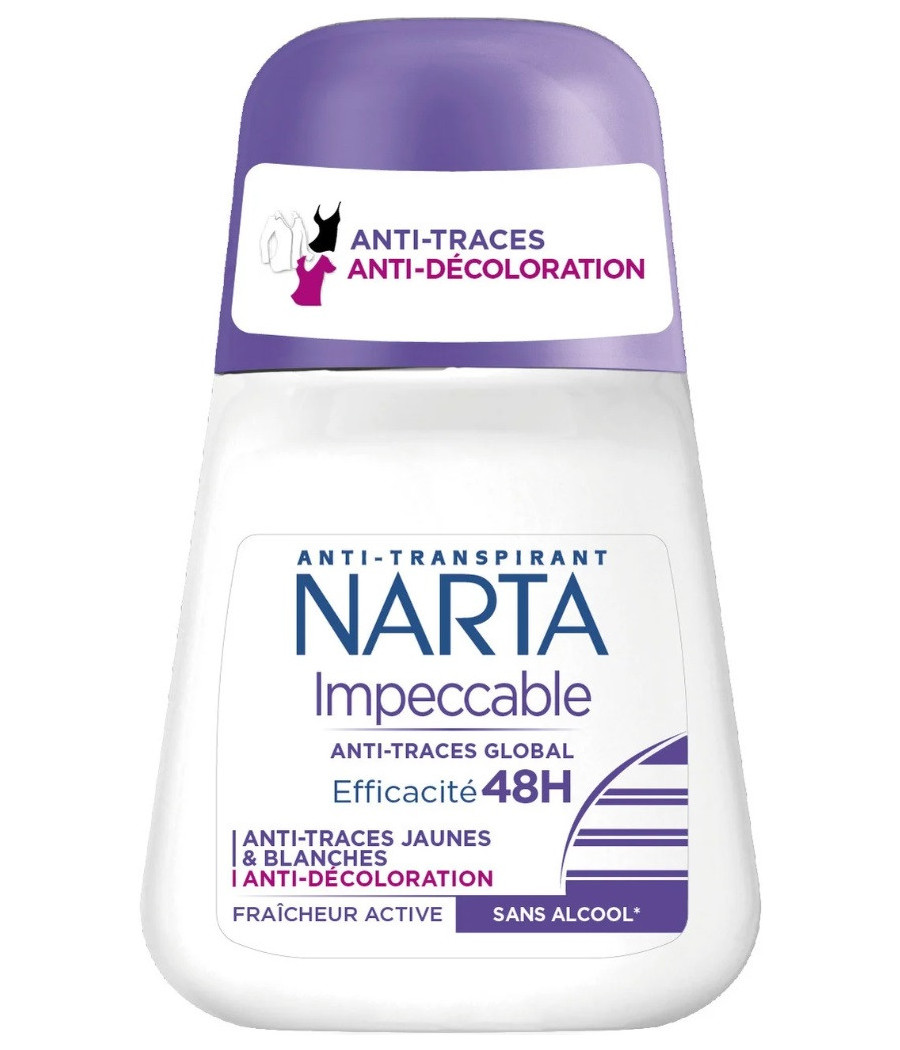DÉODORANT STICK NARTA IMPECCABLE ANTI TRANSPIRANT 48H 50ML