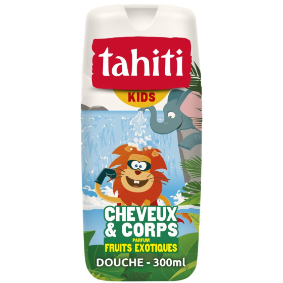 GEL DOUCHE ENFANT JUNIOR CHEVEUX ET CORPS TAHITI 300ML