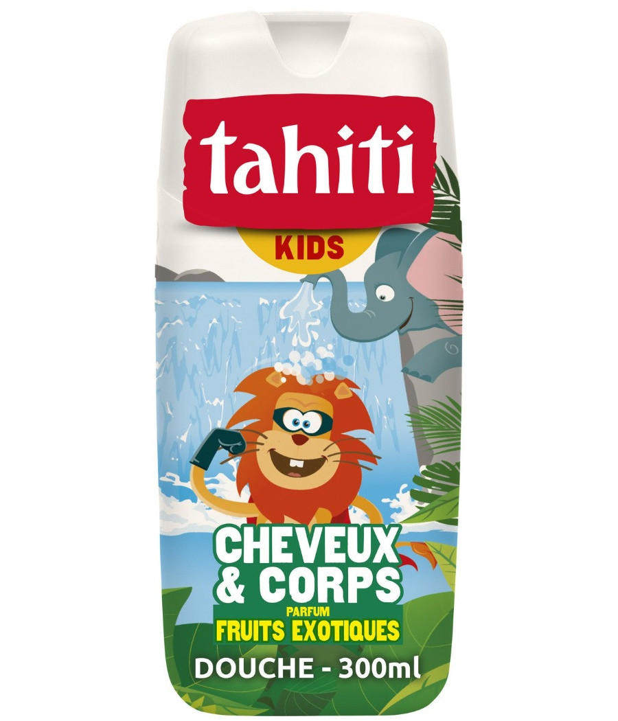 GEL DOUCHE ENFANT JUNIOR CHEVEUX ET CORPS TAHITI 300ML