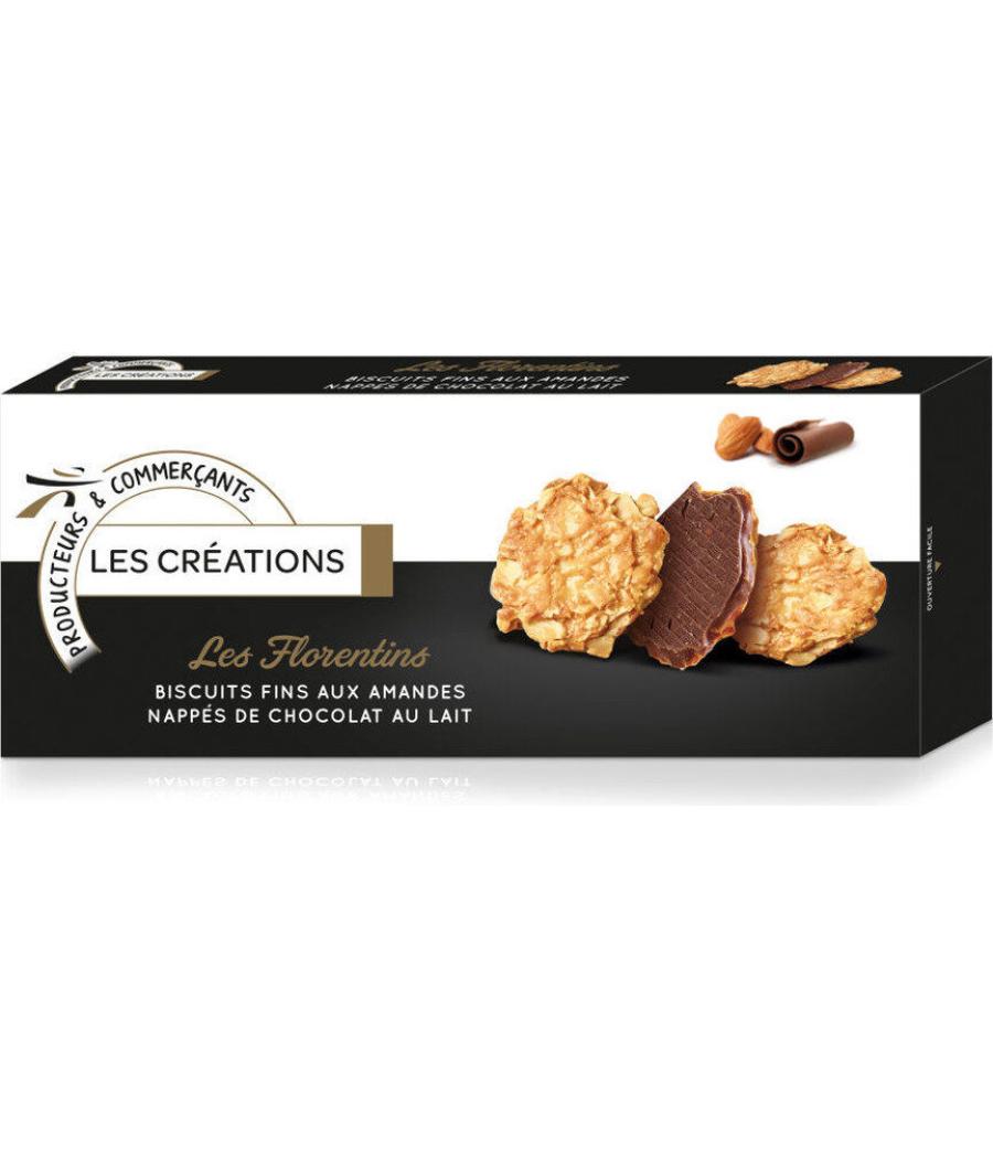BISCUITS AMANDE CHOCOLAT AU LAIT  LES FLORENTINS 100G