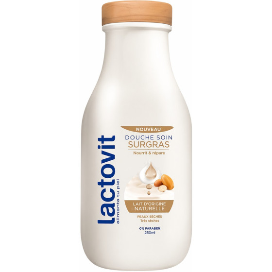 GEL DOUCHE LACTOVIT SOIN SURGRAS 250ML