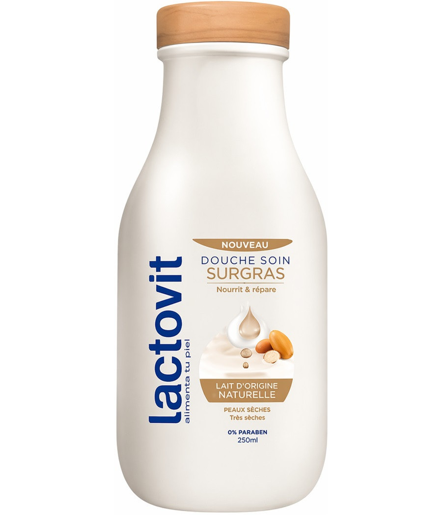 GEL DOUCHE LACTOVIT SOIN SURGRAS 250ML