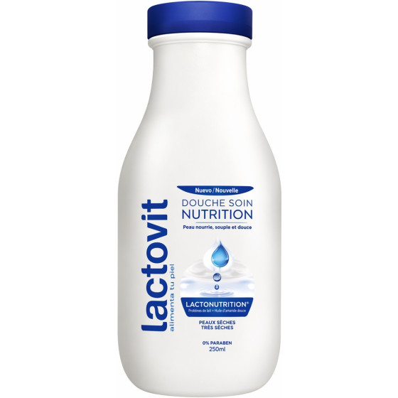 GEL DOUCHE LACTOVIT SOIN NUTRITION 250ML