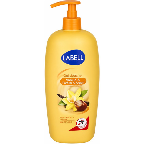 CRÈME DE DOUCHE LABELL VANILLE ET BEURRE KARITÉ 750ML