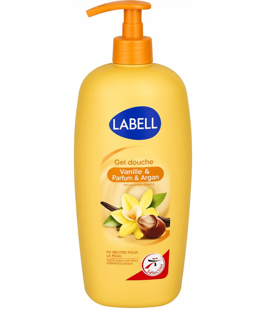 CRÈME DE DOUCHE LABELL VANILLE ET BEURRE KARITÉ 750ML