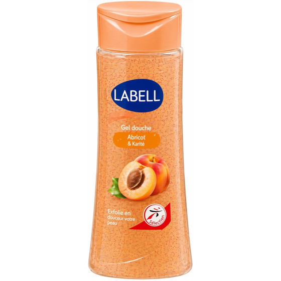 GEL DOUCHE GOMMANT ABRICOT ET SUCRE LABELL 250ML
