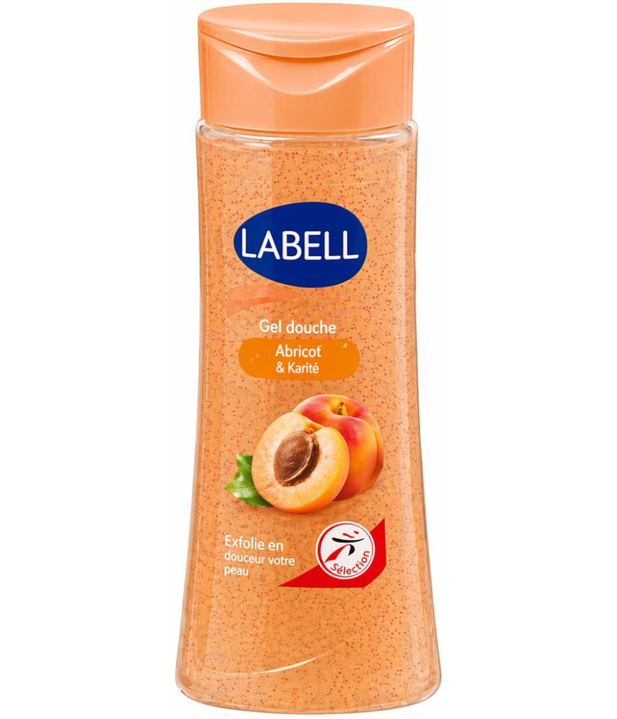GEL DOUCHE GOMMANT ABRICOT ET SUCRE LABELL 250ML