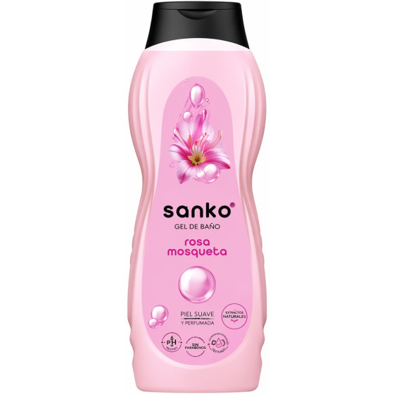 GEL DE BAIN SANKO ROSE PEAUX SENSIBLES 1,25L
