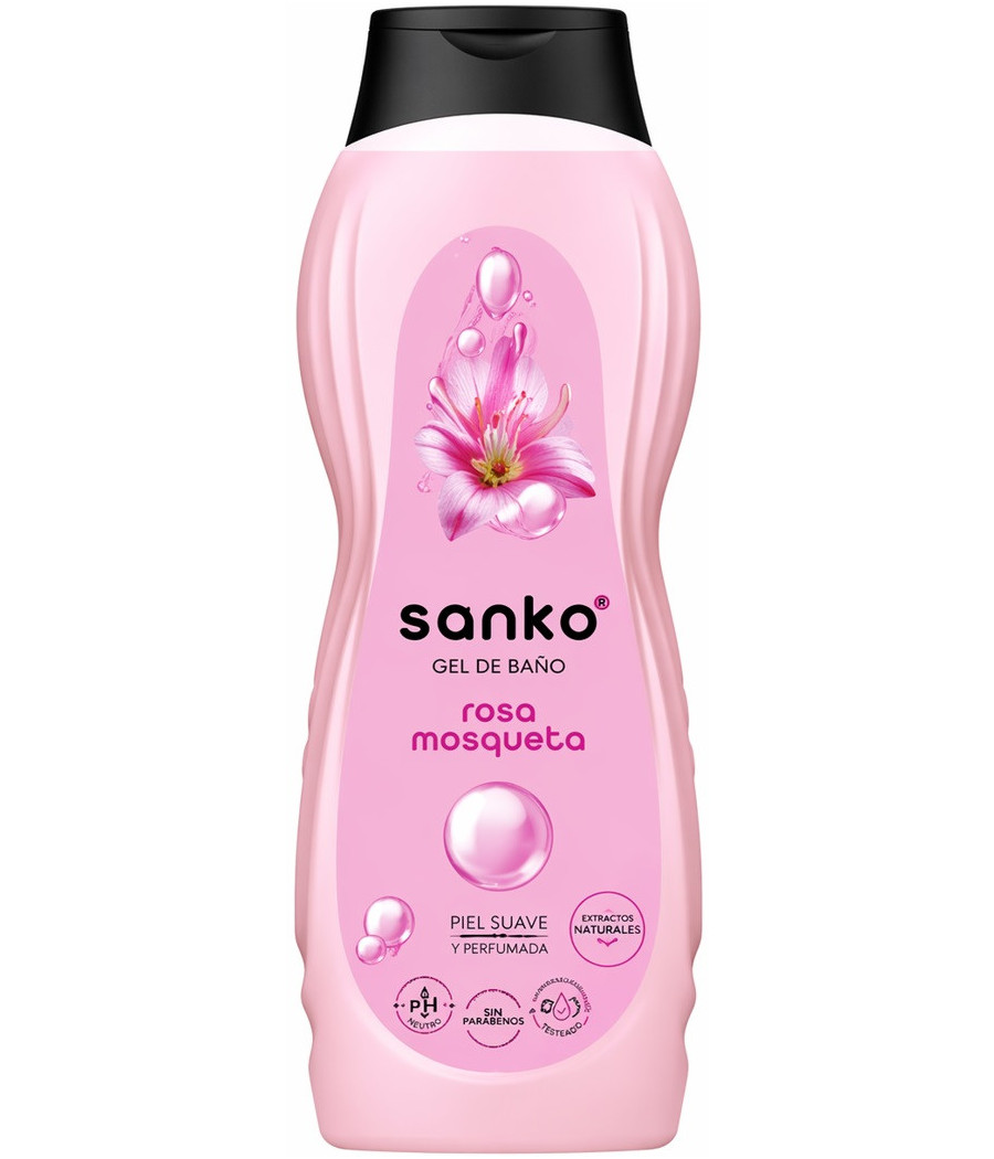 GEL DE BAIN SANKO ROSE PEAUX SENSIBLES 1,25L