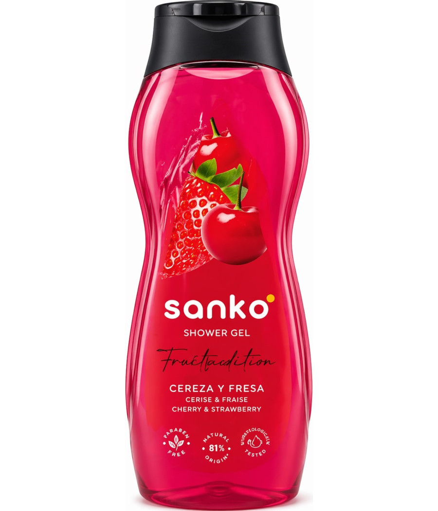 GEL DE BAIN FRUITS ROUGES SANKO 1,25L
