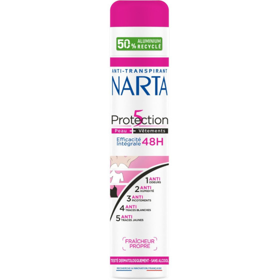 DÉODORANT SPRAY NARTA FEMME 5 PROTECTION 200ML