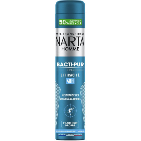 DÉODORANT SPRAY NARTA HOMME BACTI-PUR 48H 200ML