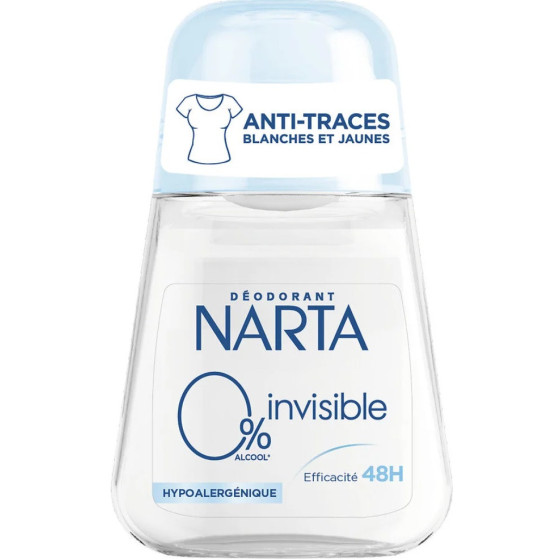 DÉODORANT STICK NARTA FEMME INVISIBLE 0% ALCOOL 50ML