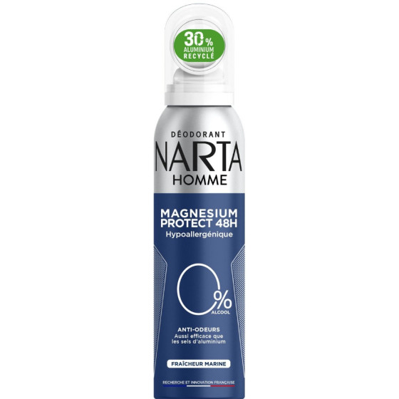 DÉODORANT SPRAY NARTA HOMME MAGNESIUM PROTECT 48H 150ML