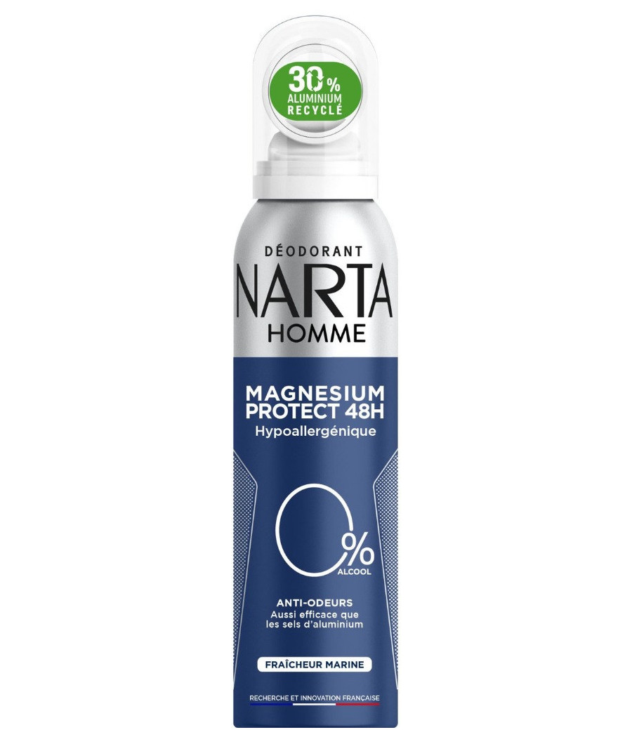 DÉODORANT SPRAY NARTA HOMME MAGNESIUM PROTECT 48H 150ML