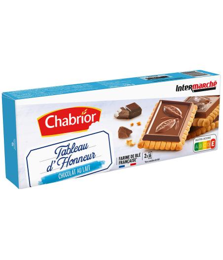 BISCUITS TABLEAU D'HONNEUR CHOCOLAT AU  LAIT  CHABRIOR 150G