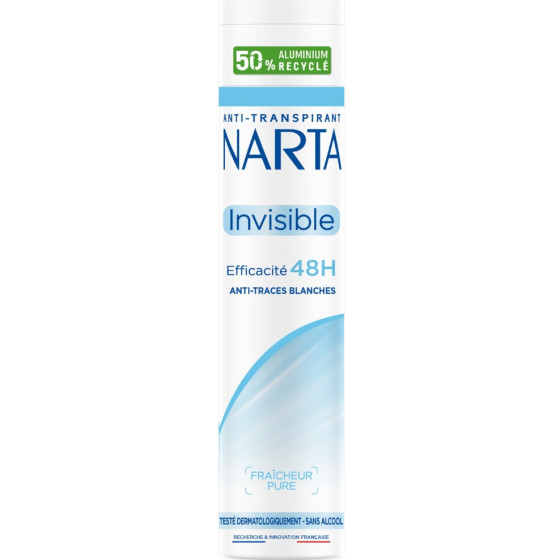 DEODORANT SPRAY FEMME INVISIBLE NARTA 200ML