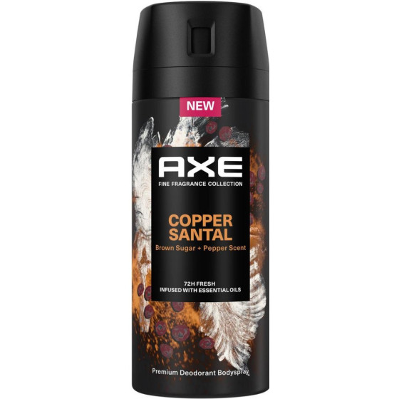 DÉODORANT SPRAY AXE COPPER SANTAL 200ML