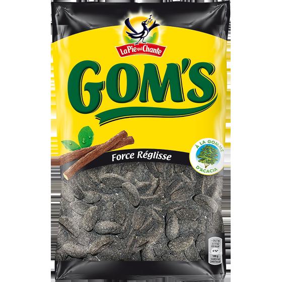 BONBON GOM'S SAVEUR REGLISSE LA PIE QUI CHANTE 265G