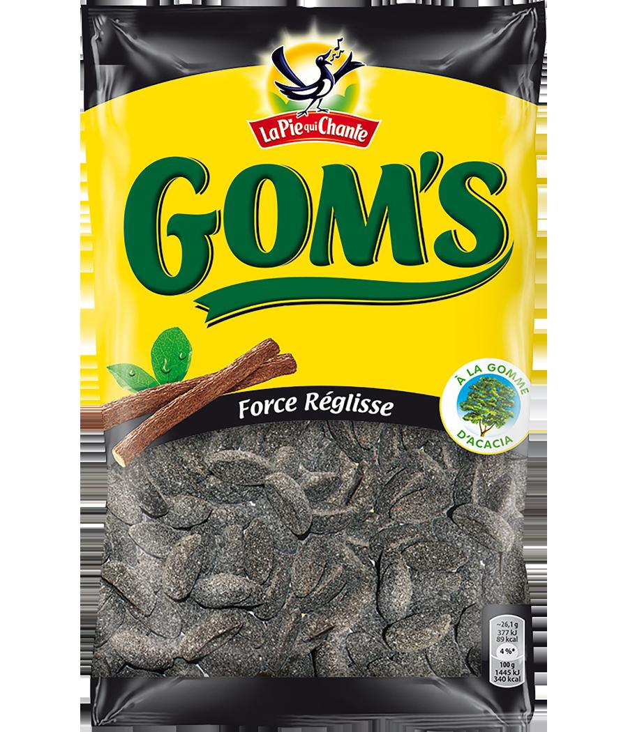 BONBON GOM'S SAVEUR REGLISSE LA PIE QUI CHANTE 265G