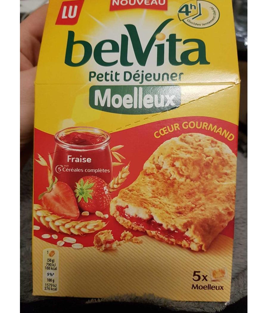 PETIT DEJEUNER MOELLEUX FRAISE BELVITA 250G