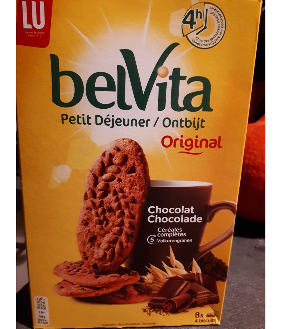 BISCUITS PETIT DEJEUNER CHOCOLAT BELVITA 400G
