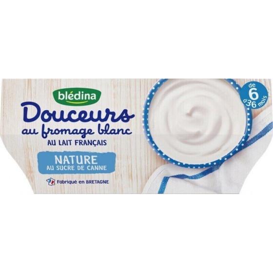 DESSERT LACTÉE DOUCEUR AU FROMAGE BLANC NATURE BLEDINA 4X100G