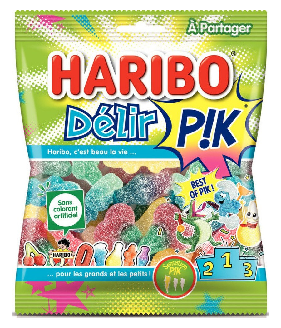 BONBON DELIR P!K HARIBO 275G