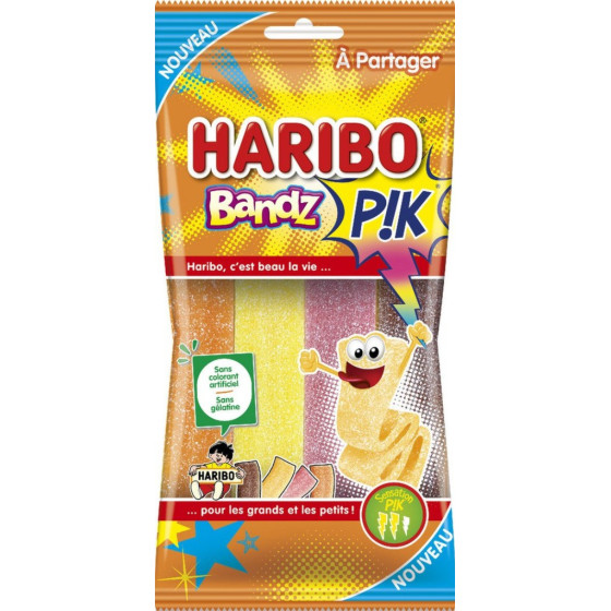 BONBON BANDZ PIK HARIBO 200G