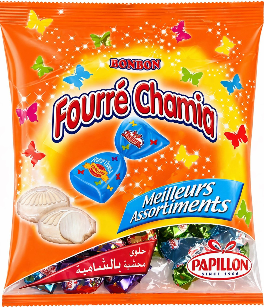BONBON FOURRE CHAMIA PAPILLON 150G