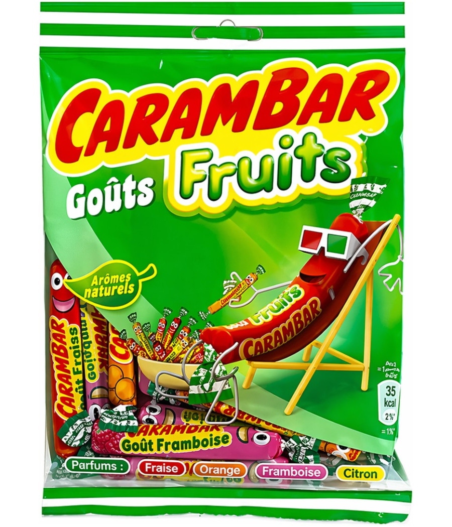 BONBON GOUTS FRUITS CARAMBAR 130G