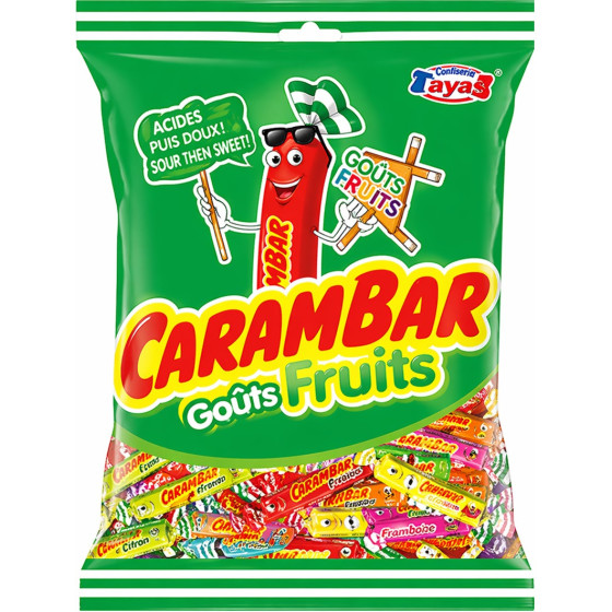 BONBON GOUTS FRUITS CARAMBAR 320G