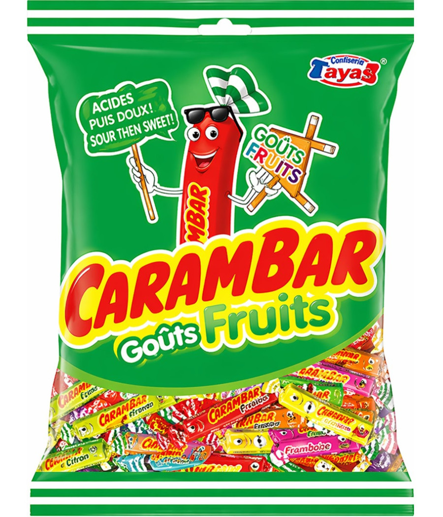 BONBON GOUTS FRUITS CARAMBAR 320G