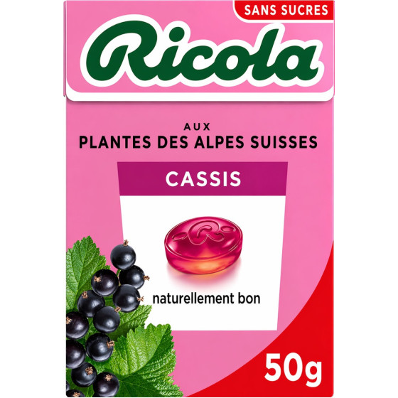BONBON CASSIS RICOLA 50G