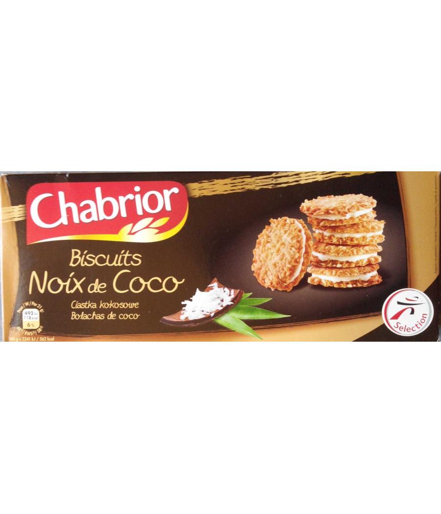 BISCUITS À LA NOIX DE COCO CHABRIOR 100 G