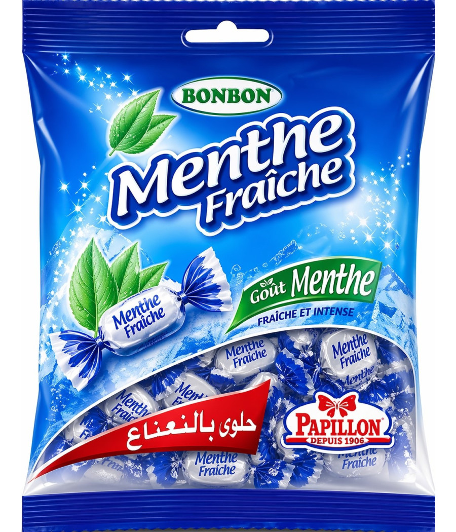 BONBONS MENTHE FRAICHE PAPILLON 150G