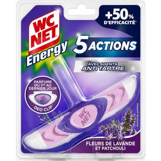 BLOC WC ANTI-TARTRE FLEURS DE LAVANDE PATCHOULI ENERGY WC NET 38G