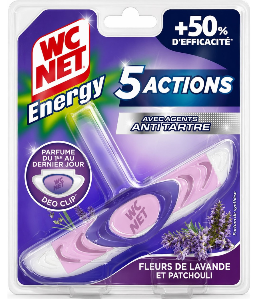 BLOC WC ANTI-TARTRE FLEURS DE LAVANDE PATCHOULI ENERGY WC NET 38G