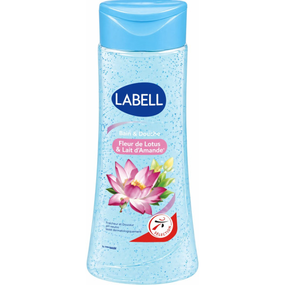 GEL DOUCHE LABELL FLEUR DE LOTUS ET LAIT D'AMANDE 250ML