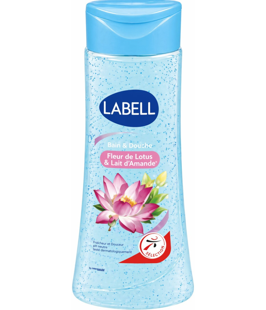 GEL DOUCHE LABELL FLEUR DE LOTUS ET LAIT D'AMANDE 250ML