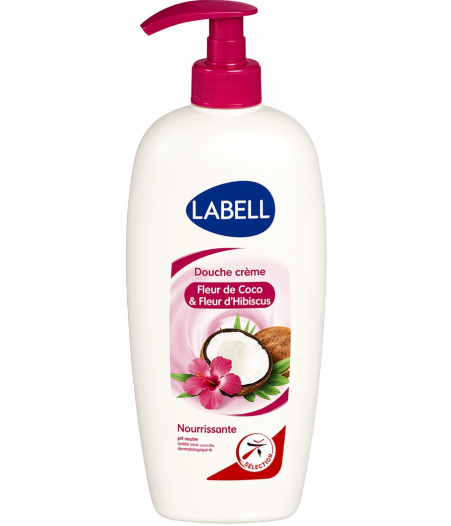 CRÈME DE DOUCHE LABELL HUILE DE COCO HIBISCU 750ML