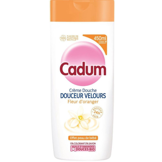 CRÈME DE DOUCHE CADUM FLEUR D'ORANGER 450ML