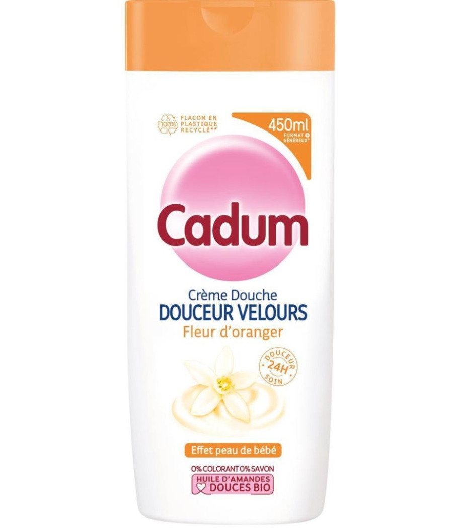 CRÈME DE DOUCHE CADUM FLEUR D'ORANGER 450ML