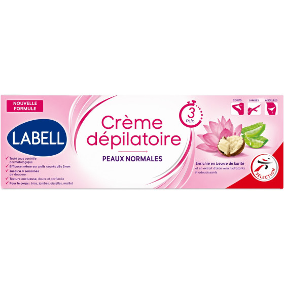 CRÈME DÉPILATOIRE LABELL PEAUX NORMALES 200ML