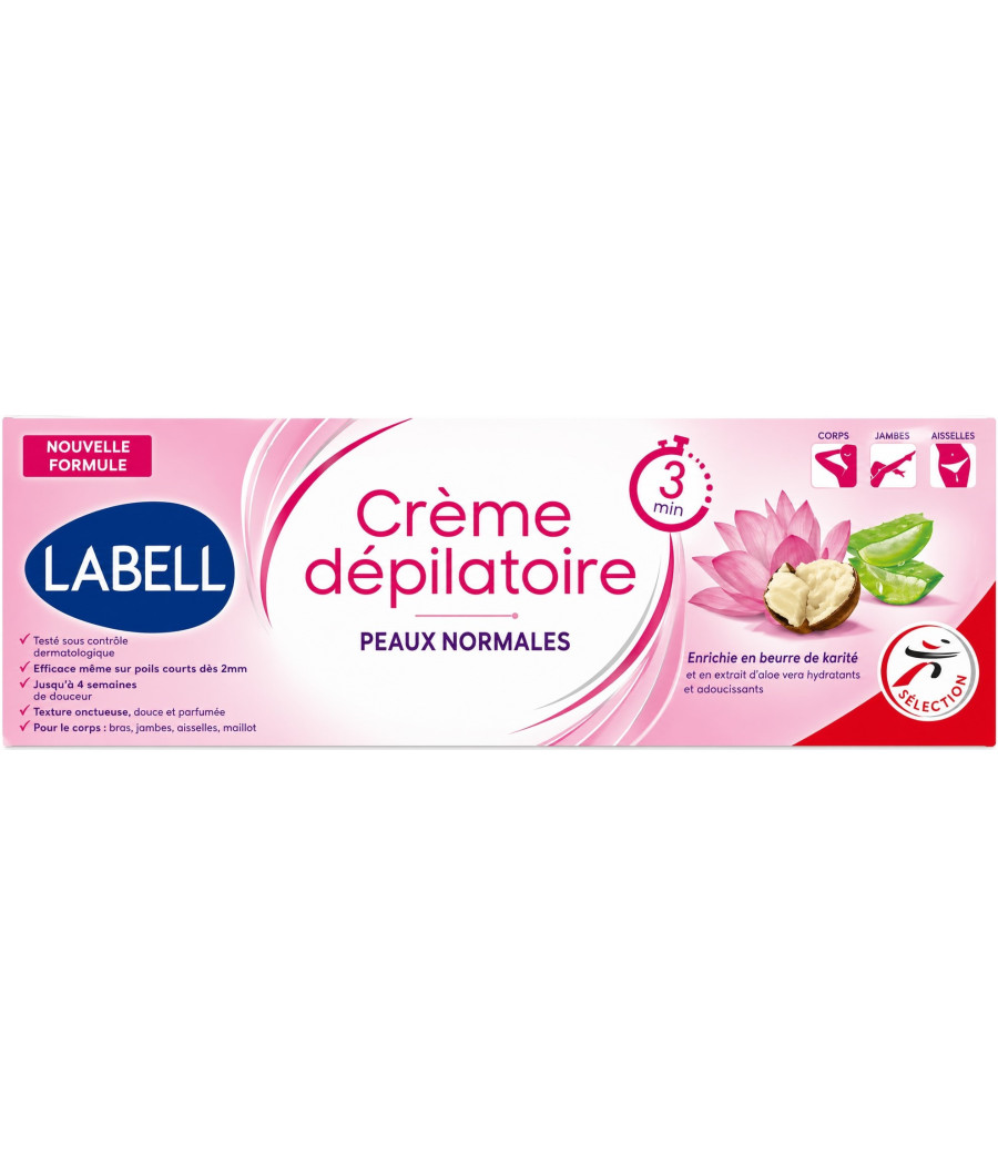 CRÈME DÉPILATOIRE LABELL PEAUX NORMALES 200ML
