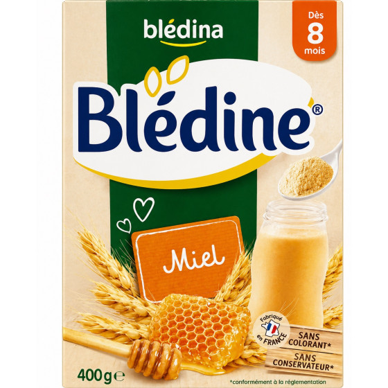 CÉRÉALES BLÉDINA BLÉDINE SAVEUR MIEL DÈS 8 MOIS 400G
