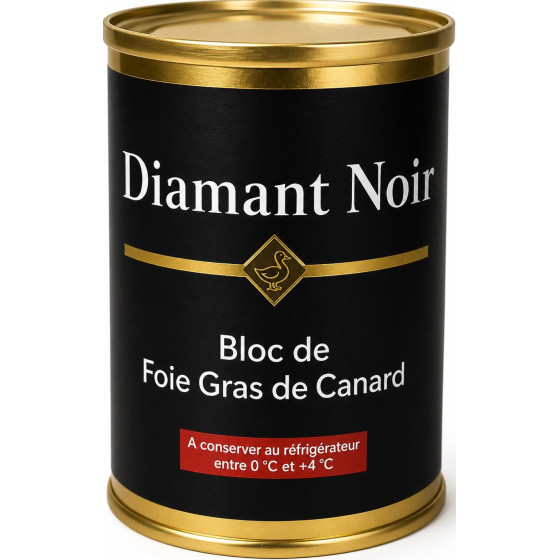 BLOC DE FOIE GRAS DE CANARD DIAMANT NOIR 350G